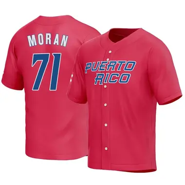 Puerto Rico Baseball Youth Jovani Moran 2023 World Baseball Classic Jersey - Replica Red